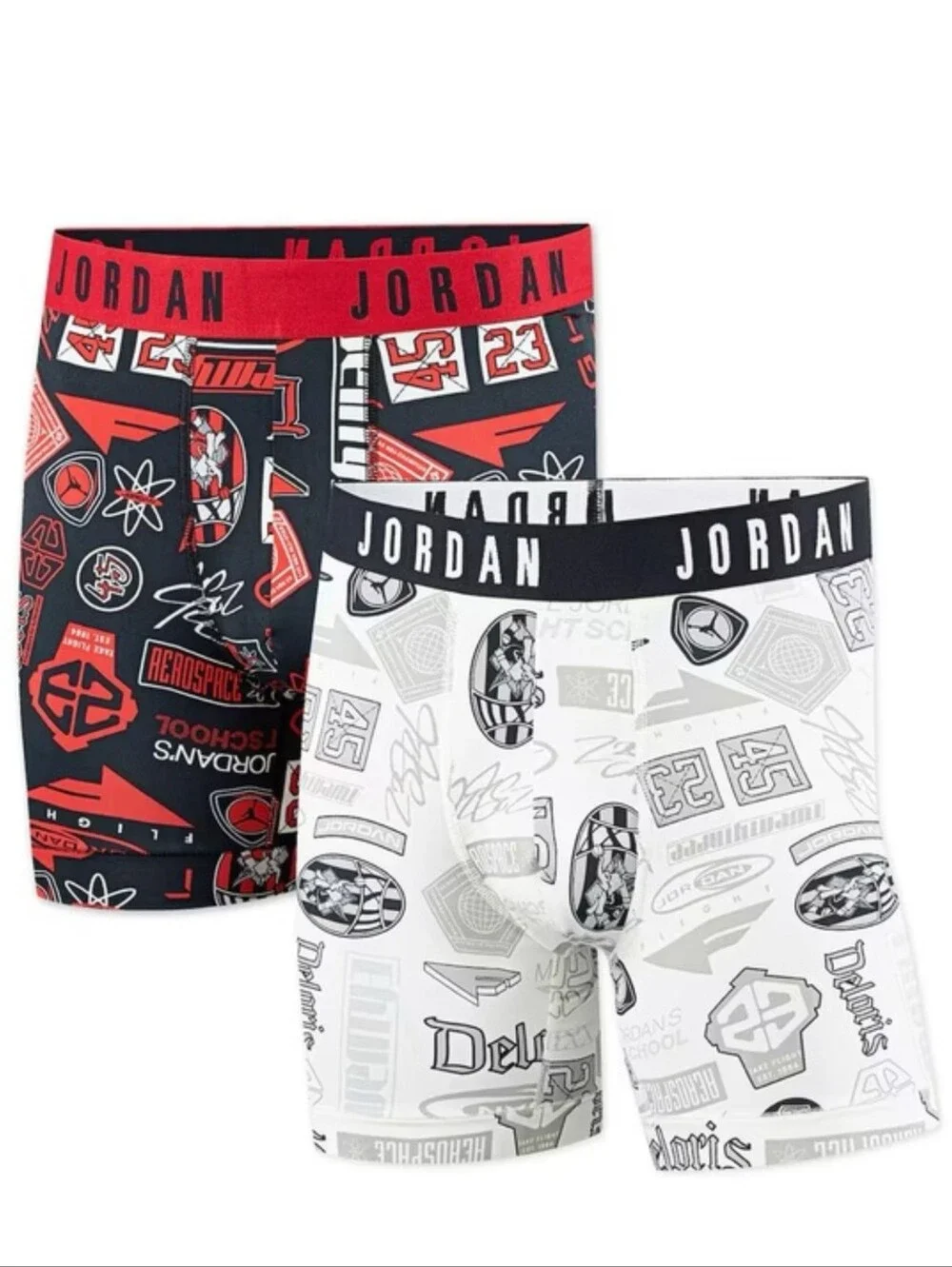 Jordan Flight Micro Graphic Logos Printed Boxer Briefs Size Large New